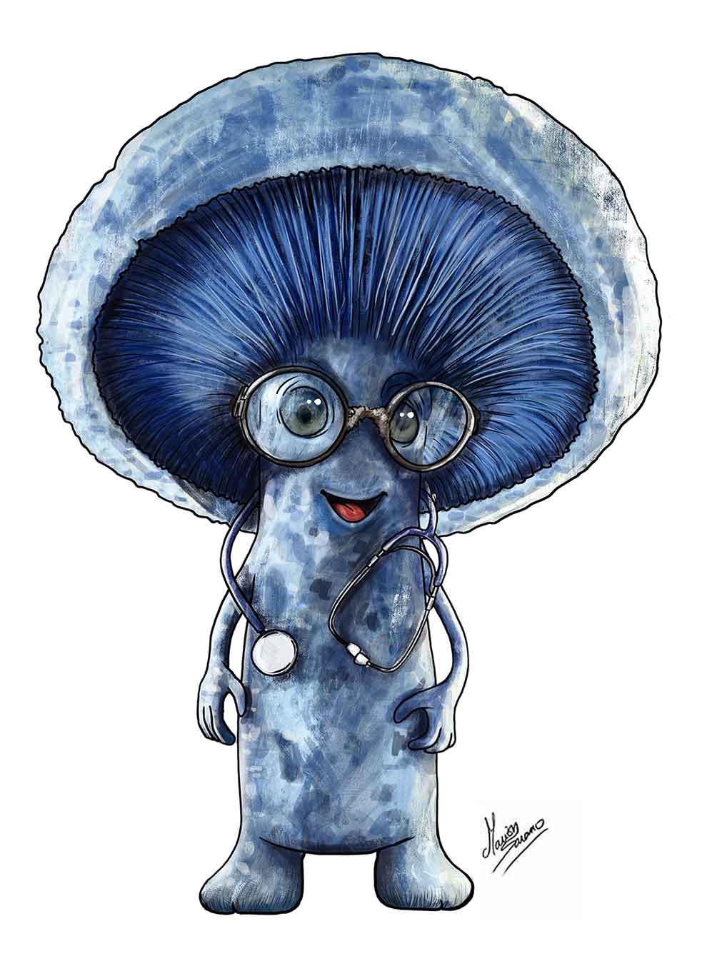 mascotte_Raoult-Penicillis_La_Foret_des_Champos_drome_illustratice_marion_sarano_graphiste_valence_BD